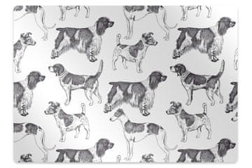 Decormat Podloga za pisarniški stol Dogs pattern