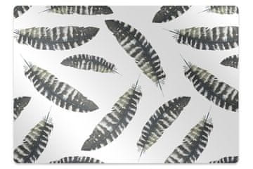 Decormat Podloga za pisarniški stol Boho style feathers
