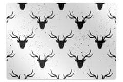 Decormat Zaščitna podloga za stol Black deer pattern 120x90 cm 15 cm 