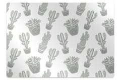 Decormat Podloga za pisalni stol Mexican cacti 120x90 cm 15 cm 