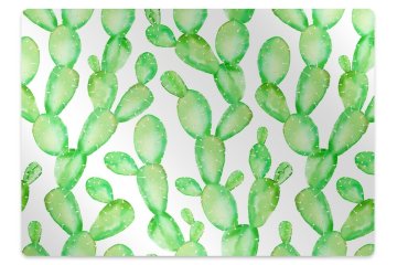 Decormat Podloga za pisarniški stol Pastel cacti