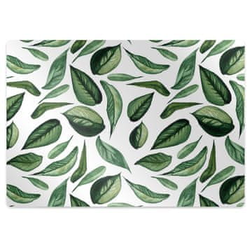 Decormat Podloga za zaščito tal Green leaves