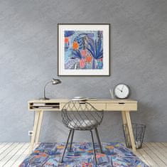 Decormat Podloga za pisarniški stol Divje cvetje 140x100 cm 2 cm 