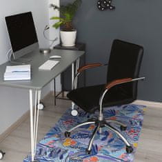 Decormat Podloga za pisarniški stol Divje cvetje 140x100 cm 2 cm 