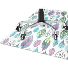 Decormat Podloga za pisarniški stol Risane liste 120x90 cm 2 cm 