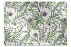 Decormat Podloga za pisalni stol White flowers 120x90 cm 2 cm 