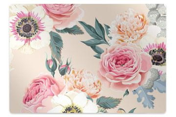 Decormat Podloga za stol Pastel flowers
