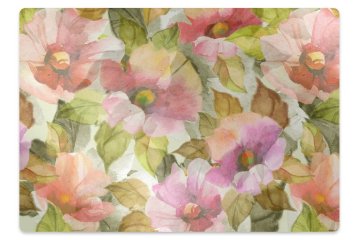 Decormat Podloga za stol Painted flowers