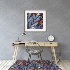 Decormat Podloga za pisarniški stol Slika cvetov 120x90 cm 15 cm 