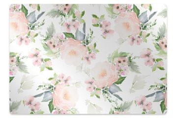Decormat Podloga za pisarniški stol Pastel flowers