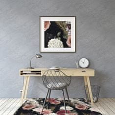 Decormat Podloga za pisarniški stol Temni vrt 120x90 cm 