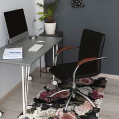 Decormat Podloga za pisarniški stol Temni vrt 140x100 cm 2 cm 