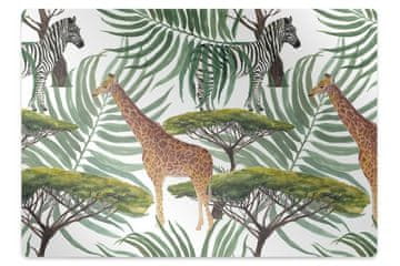 Decormat Podloga za stol Savanna animals