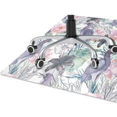 Decormat Podloga za pisarniški stol Tropske ptice 120x90 cm 15 cm 