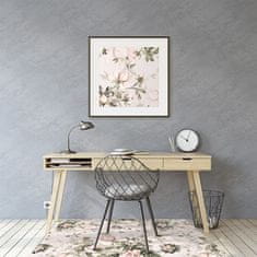 Decormat Podloga za pisarniški stol Pisane rože 100x70 cm 