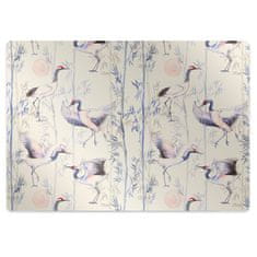 Decormat Podloga za pisalni stol Crane dance 120x90 cm 15 cm 