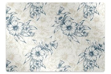 Decormat Podloga za pisalni stol Floral art