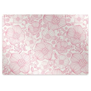 Decormat Podloga za zaščito tal Contour flowers