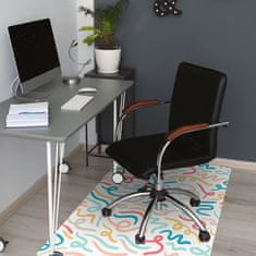 Decormat Podloga za pisarniški stol Kaligrafija 120x90 cm 2 cm 