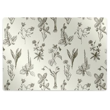 Decormat Podloga za pisalni stol Sketched flowers