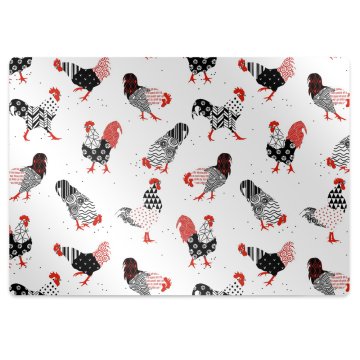 Decormat Podloga za zaščito tal Rooster geometry