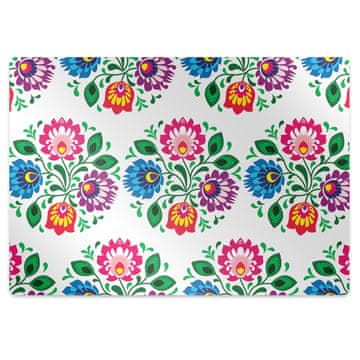 Decormat Podloga za zaščito tal Folk style flowers