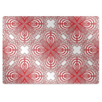 Decormat Podloga za pisalni stol Red lace