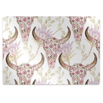 Decormat Podloga za stol Flower skull