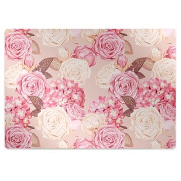Decormat Podloga za stol Roses and hydrangeas