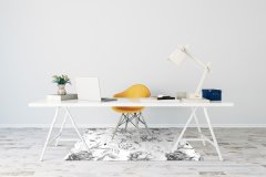Decormat Podloga za pisarniški stol Peonije 120x90 cm 2 cm 