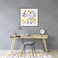 Decormat Podloga za pisarniški stol Abstraktno cvetje 140x100 cm 2 cm 