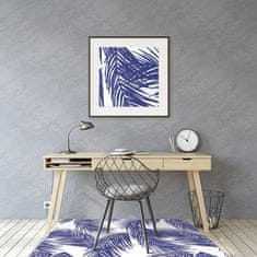 Decormat Podloga za pisarniški stol Mornarsko modri list 120x90 cm 2 cm 