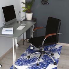 Decormat Podloga za pisarniški stol Mornarsko modri list 120x90 cm 2 cm 