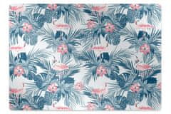 Decormat Podloga za pisalni stol Flamingos and stains 120x90 cm 15 cm 