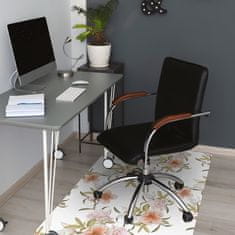 Decormat Podloga za pisarniški stol Pomladne rože 120x90 cm 2 cm 