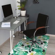 Decormat Podloga za pisarniški stol Pastelne rože 120x90 cm 15 cm 