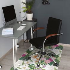 Decormat Podloga za pisarniški stol Eksotično cvetje 120x90 cm 2 cm 
