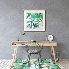 Decormat Podloga za pisarniški stol Pastelne rože 120x90 cm 15 cm 
