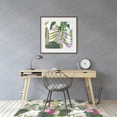 Decormat Podloga za pisarniški stol Eksotično cvetje 120x90 cm 2 cm 