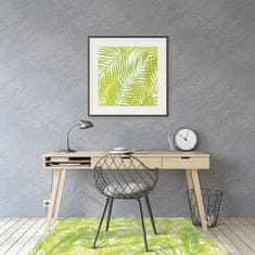 Decormat Podloga za pisarniški stol Zeleni listi 120x90 cm 