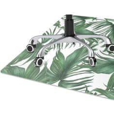 Decormat Zaščitna podloga za stol Palm listi 140x100 cm 2 cm 
