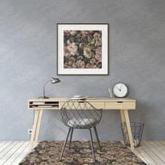 Decormat Podloga za pisarniški stol Tkane rože 120x90 cm 