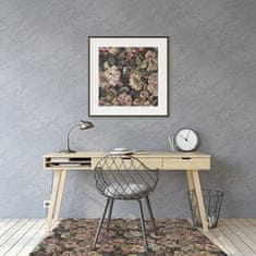 Decormat Podloga za pisarniški stol Tkane rože 120x90 cm 2 cm 