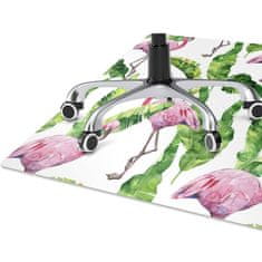 Decormat Podloga za pisarniški stol Plamen in listi 140x100 cm 2 cm 