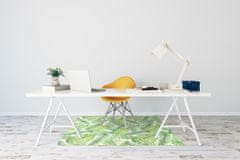 Decormat Zaščitna podloga za stol Listi 140x100 cm 15 cm 