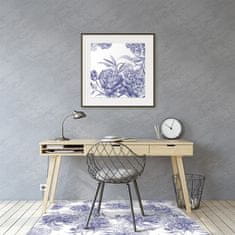 Decormat Podloga za pisarniški stol Peonije 120x90 cm 15 cm 