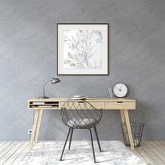 Decormat Podloga za pisarniški stol Protea srebro 120x90 cm 2 cm 