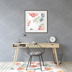 Decormat Zaščitna podloga za stol Pomladne rože 140x100 cm 2 cm 