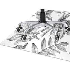 Decormat Zaščitna podloga za stol Lilies 140x100 cm 2 cm 