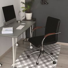 Decormat Podloga za pisarniški stol Gray grille 120x90 cm 